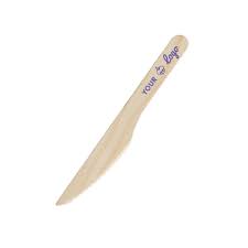 Dao gỗ 160mm dùng 1 lần khắc logo