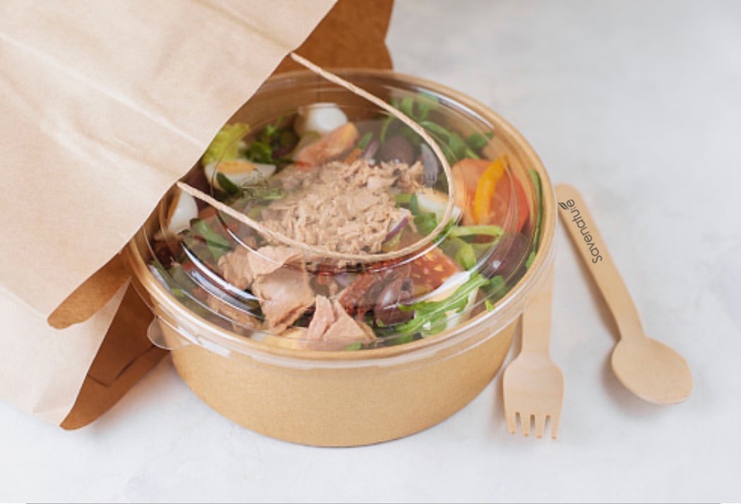 Kraft paper bowl 1000ml
